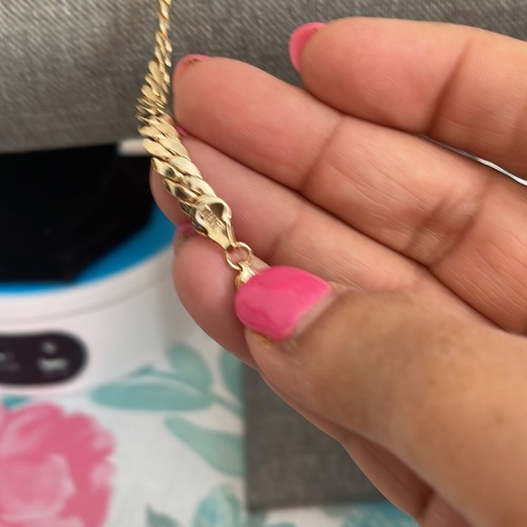 Brand new: Set:Elegant 14k laminated gold. Quality:750. - Picture 5 of 17